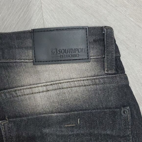 South Pole Men’s Skinny Black Jean with 4 way stretch, Size 30x32,,Nwot - Picture 7 of 8